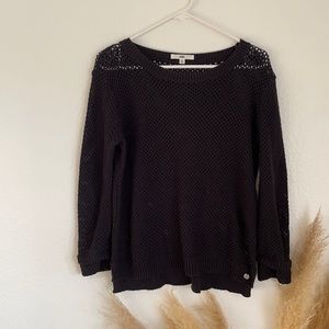 Black Vans netted sweater size Medium
